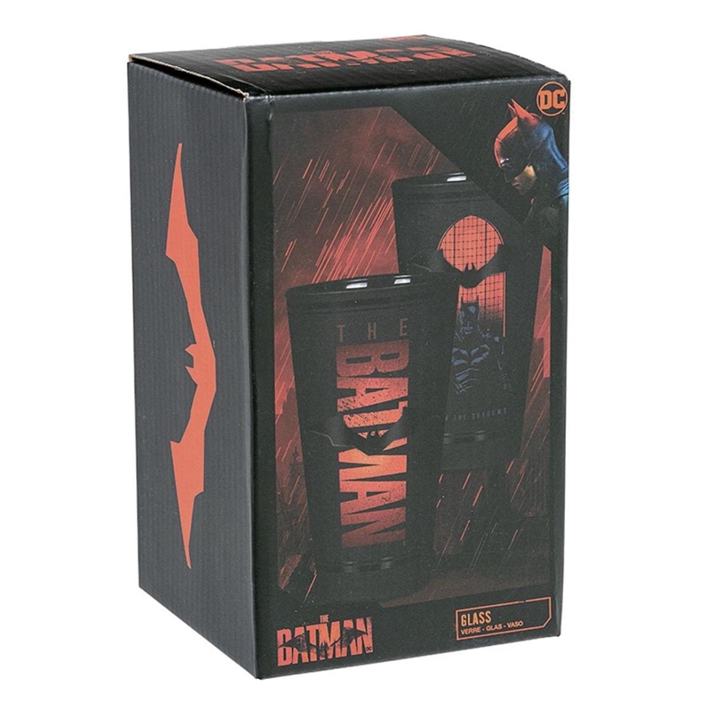 🆕 Paladone The Batman Movie Glass Cup 13.5 Fl oz.